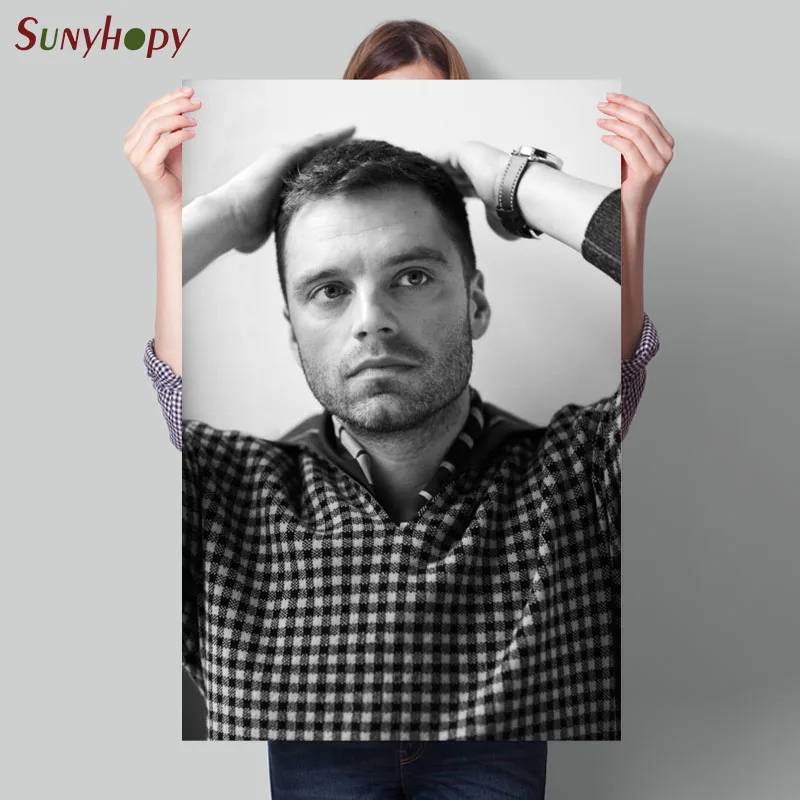 Поп-Арт картина высокое качество Себастьян Стэн холст постер стены Декор для