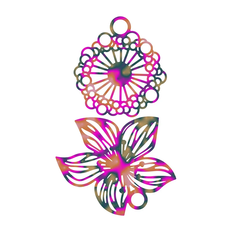 Новые украшения в виде цветка персика форма для поделок сделай сам металлические