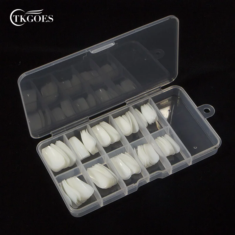 Искусственные ногти 100 шт./корт. 10 размеров с полным покрытием искусственные