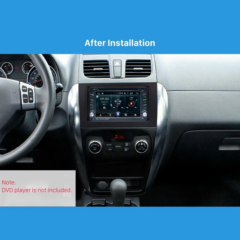 Автомобильная стереомагнитола AL21 -2Din радиопанель o рамка для Suzuki SX4 2007-2013 Fiat Sedici 2005