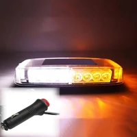 car roof strobe light 24 led flashing emergency warning light lamp police car fire truck roof flash light beacon dc12v