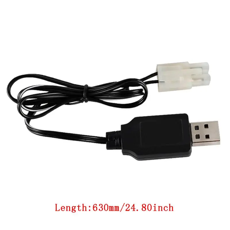 

Charging Cable Battery USB Charger Ni-Cd Ni-MH Batteries Pack KET-2P Plug Adapter 8.4V 250mA Output Toys Car E56B