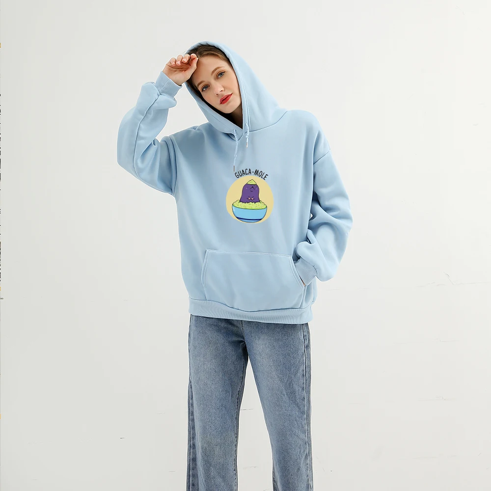 Hoodies Sweatsuit Woman Sweetshirt Hoodie Sudadera Plus Size Funny Thick Thicken Clothes Plus Velvet Female Sweatshirts for Girl