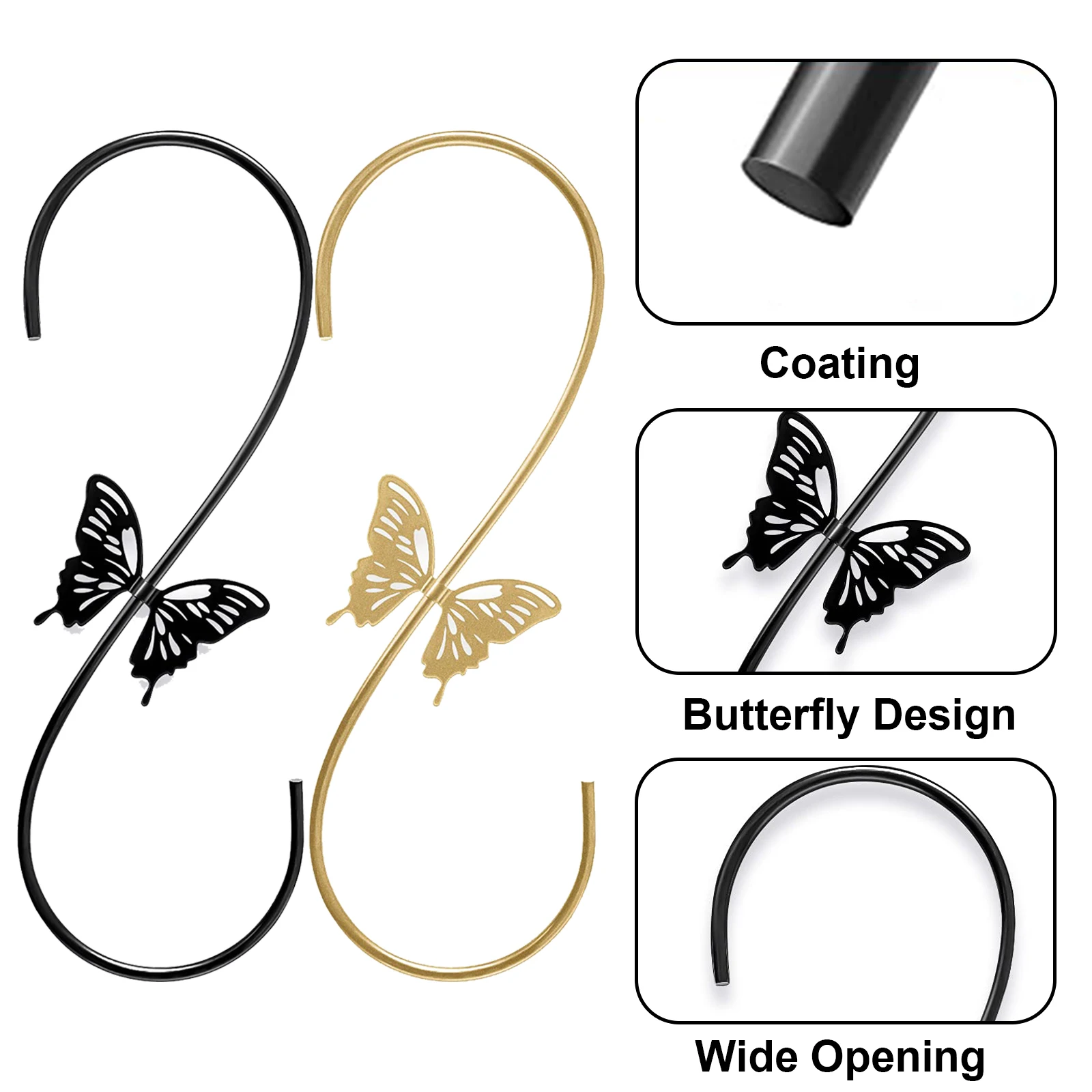 Attractive Bird Feeder Hooks 11inch Hummingbird Hangers S for Hanging Feeders Birdhouse Plants Ornaments | Дом и сад