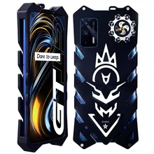 Zimon Armor II Aviation Metal Case For OPPO Realme GT Bumper Powerful Case Shockproof Aluminum Bumper Back Cover Case