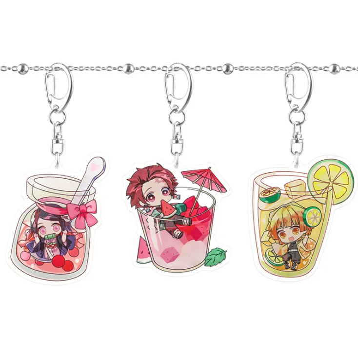 2020 Горячая 7 видов стилей японского аниме демон убийца брелок в виде меча Косплей