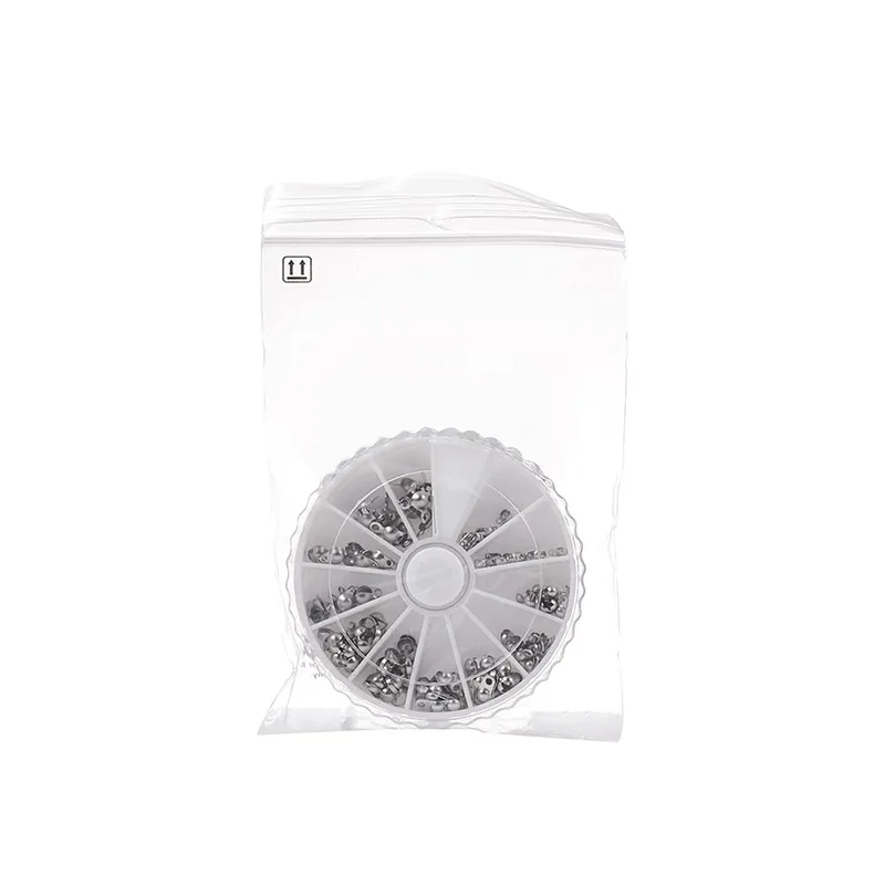 1 коробка 304 Нержавеющая сталь конец ювелирно изготовленные советы узел крышки