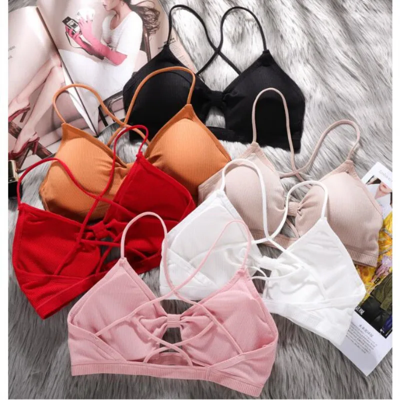 Бюстгальтер женский спортивный с мягкими чашечками 6 цветов | Спорт и развлечения