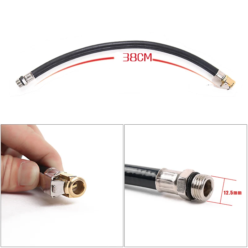 Автомобильный воздушный резиновый шланг медный зажим патрон для накачивания шин