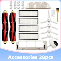 detachable hepa filter main brush pack for xiaomi roborock s6 s60 s65 s5 t6 s55 e25 e35 tanos mopping cloth spare kits