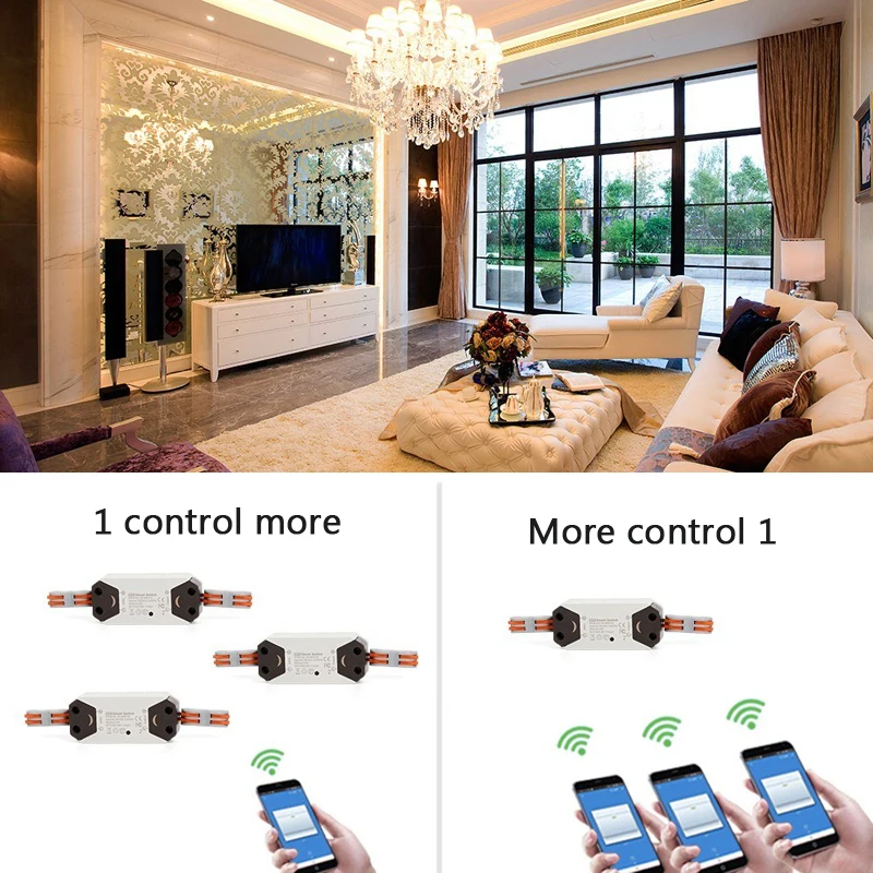 2019 НОВЫЙ Wifi умный выключатель света Универсальный Diy Беспроводной пульт