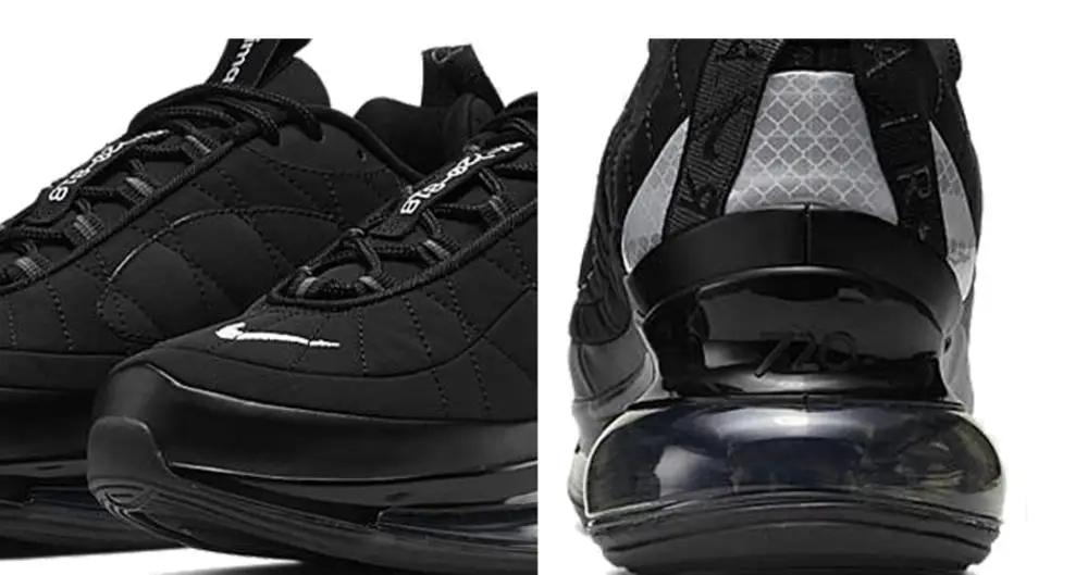 

2021 Best Air Max 720 818 Black White Hooded Women Shoes Palm Air Cushion Running Shoes Sneaker.