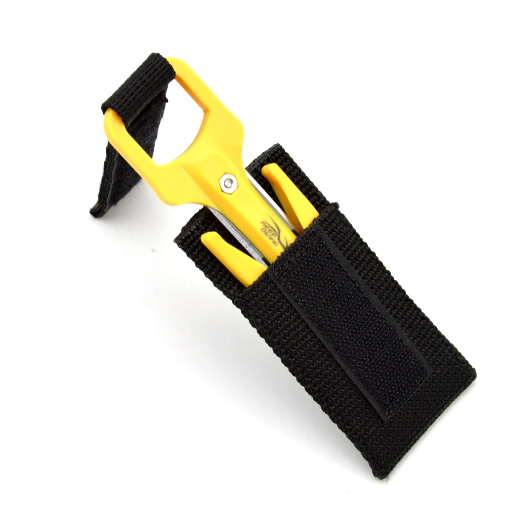 Специальный нож для подводной охоты резак лески разные цвета удобно носить с