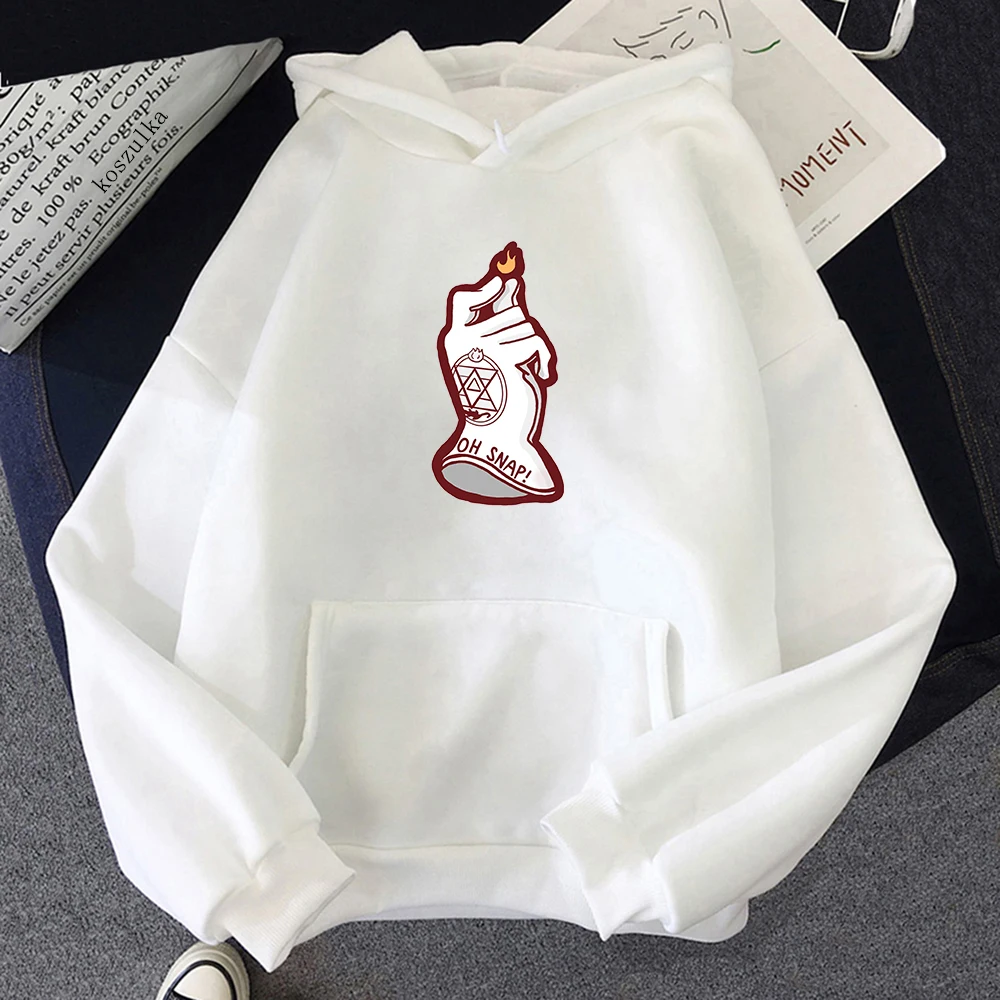 

Anime Fullmetal Alchemist Hoodie Women Manga Harajuku Alphonse Hoodies Female Fleece Edward Sweatshirts Hoody Oversized Women's
