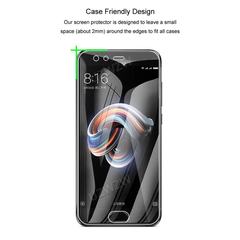 for xiaomi mi note 3 premium 2 5d 0 26mm tempered glass screen protectors protective hd clear guard film free global shipping