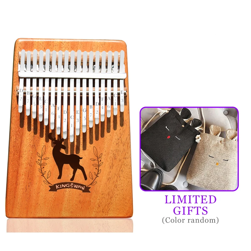 17 клавиш калимба пианино из красного дерева клавиш| |