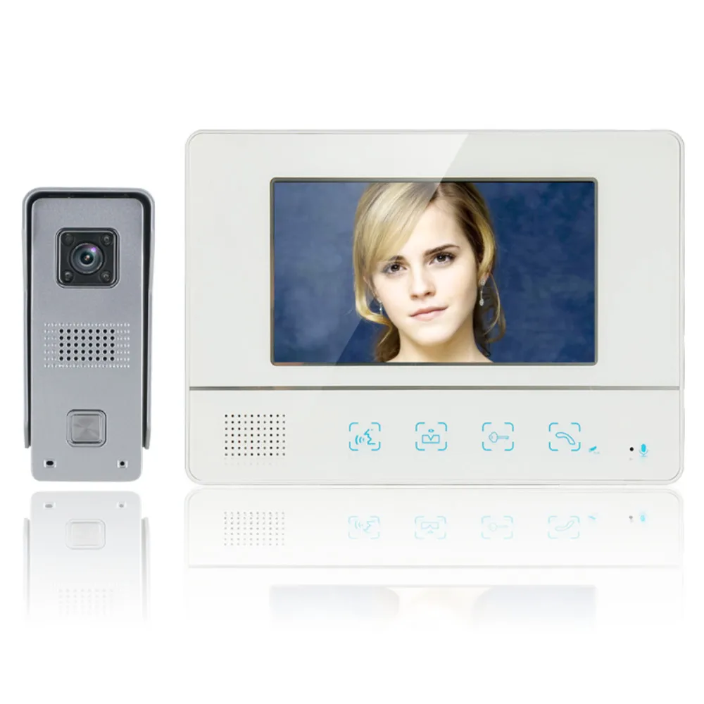 Wired Video Intercom system Video Door Phone Doorbell kits for Home Apartment for Apartment Home Lock Access Control Syste Meen