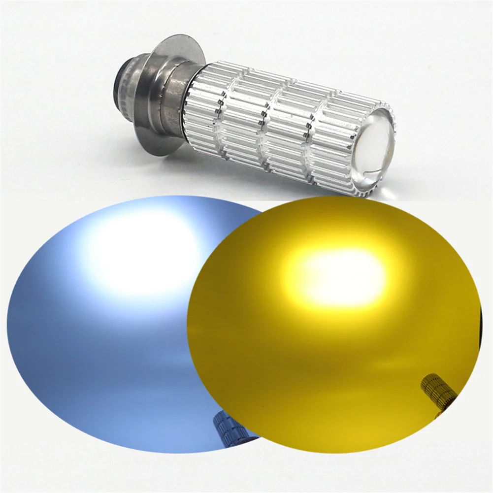 

1 Pcs Motorcycle Headlight Bulbs Fog Light CSP Lens White Yellow LED Lamp H6 8-80V 12W 10000lm Hi/Lo Light Motorcycle Parts