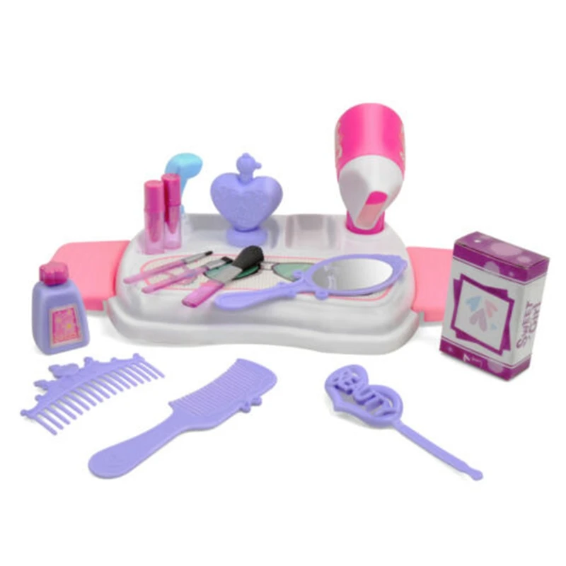 

21 Pcs Kids Toys Baby Girls Beauty Tool Set Make Up Kit Girls Gift