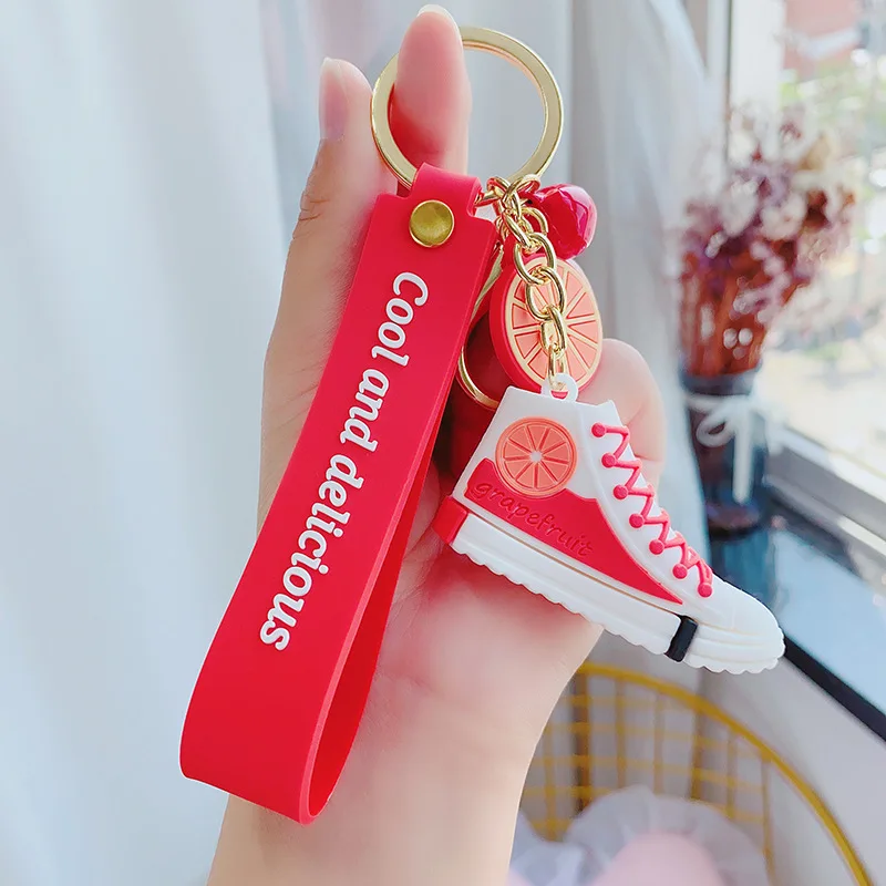 

Creative Plimsolls Shoe Keychains Cute Sweet Heart Shoes Car Key Chain Girl Bag Pendant Keyring Student Lovers Holiday Gifts