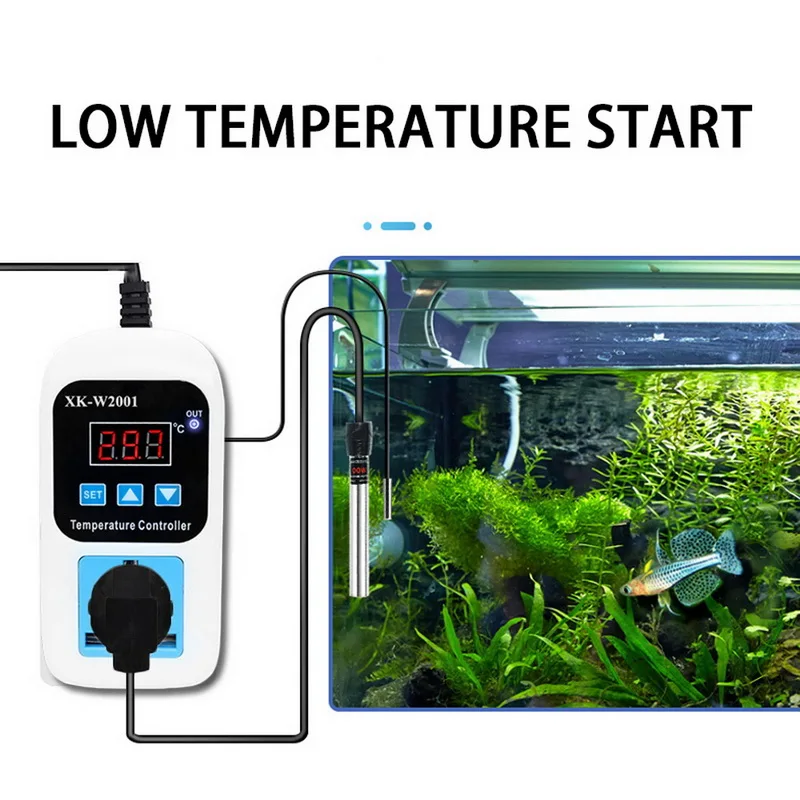 Цифровой температурный контроллер термостата с зондом выхода NTC сенсором