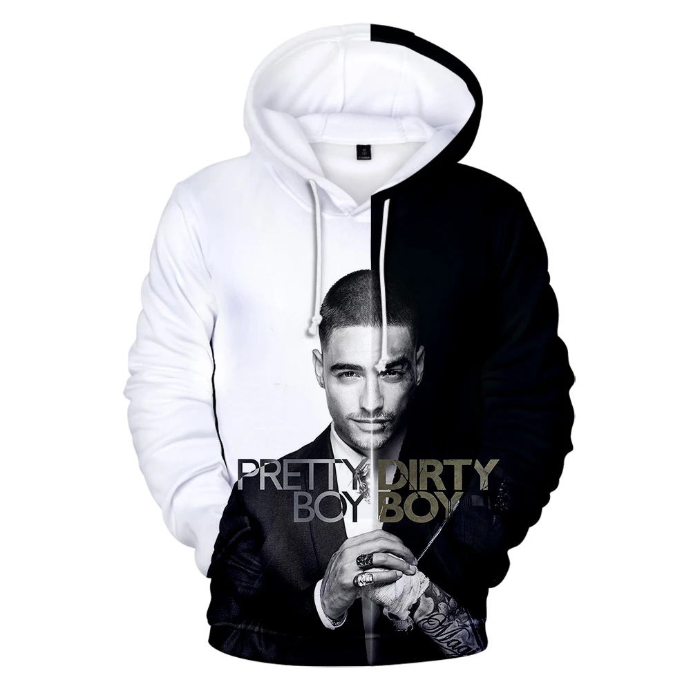 Новые 3D толстовки Maluma мужские и женские осенне зимние спортивные костюмы