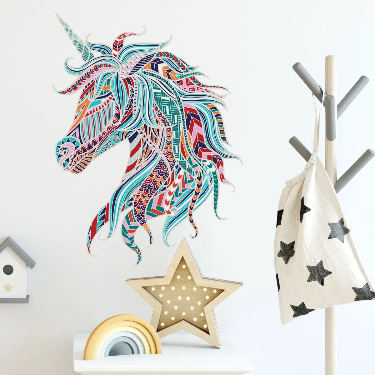 

Unique stickers Puzzles DIY Mysterious unicorn Jigsaw Puzzle Gift For Adults Kids Interactive Games Toy Different Patterns