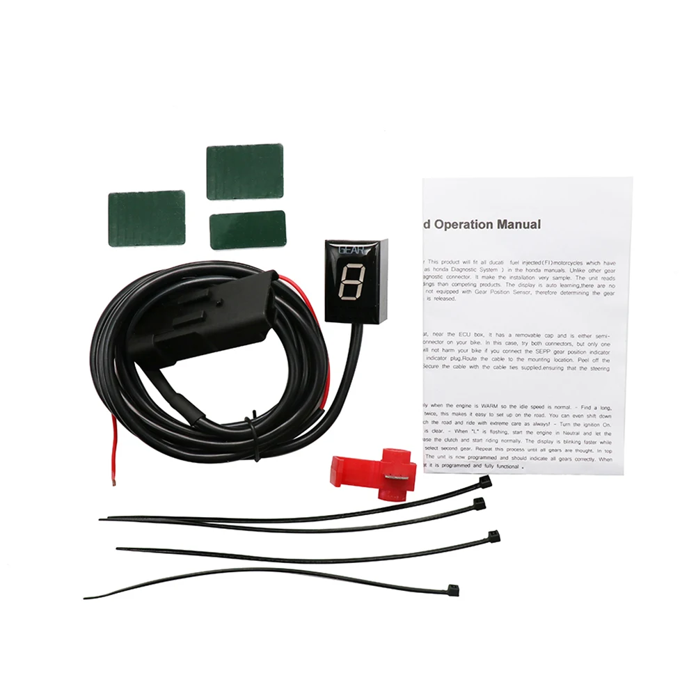 

ALconstar-Speed Gear Display Indicator Ecu Plug Mount 1-6 Level For Ducati Monster 696 796 795 Scrambler Streetfighter