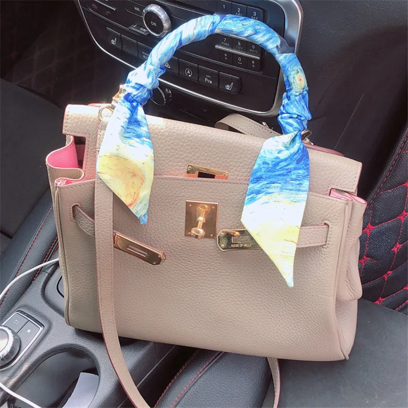 Ван Гог масляная сумка с художественным принтом шарф новый роскошный бренд