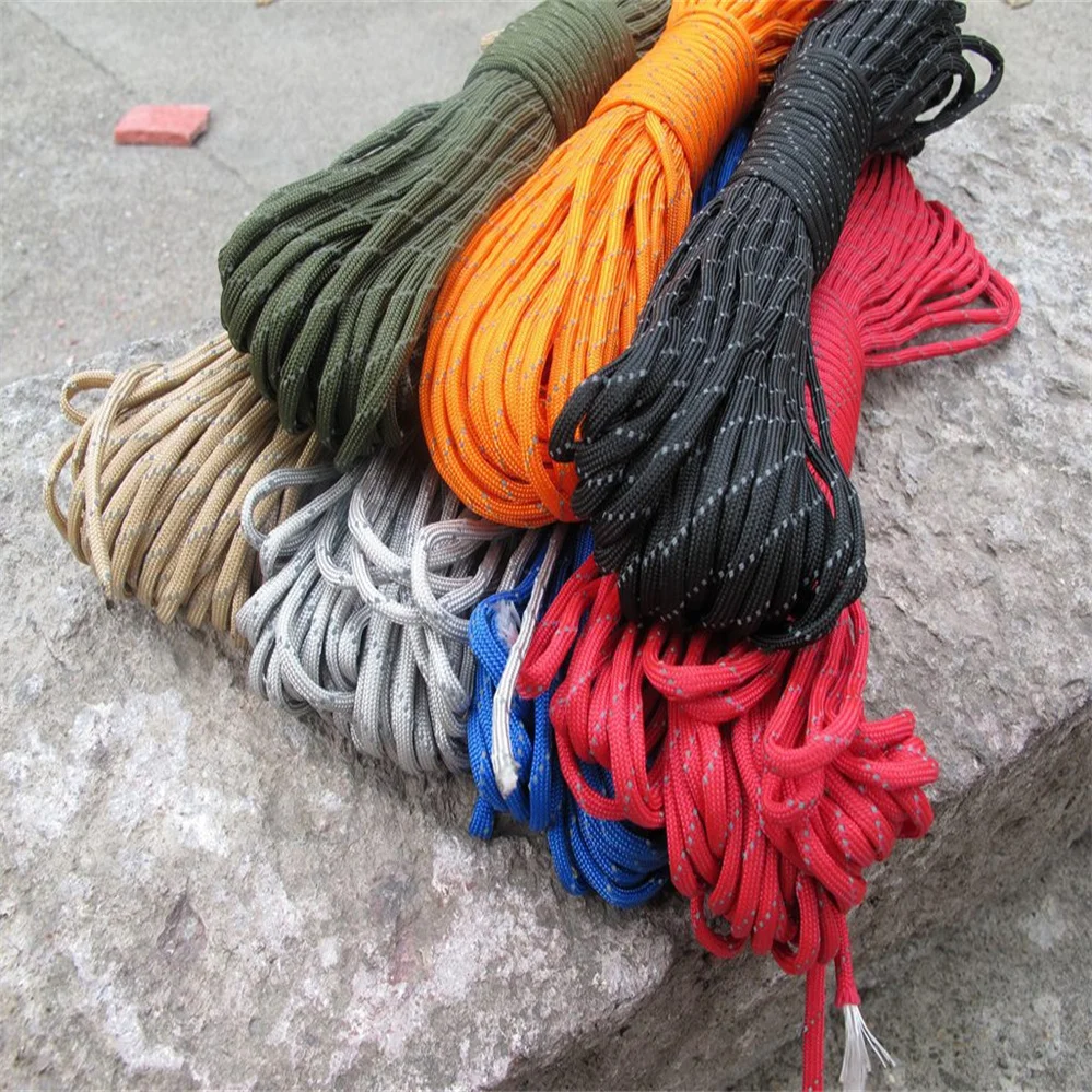 

Parachute rope Safety rope Tent rope Outdoor escape rope Lifeline Rock climbing hiking clothesli ne