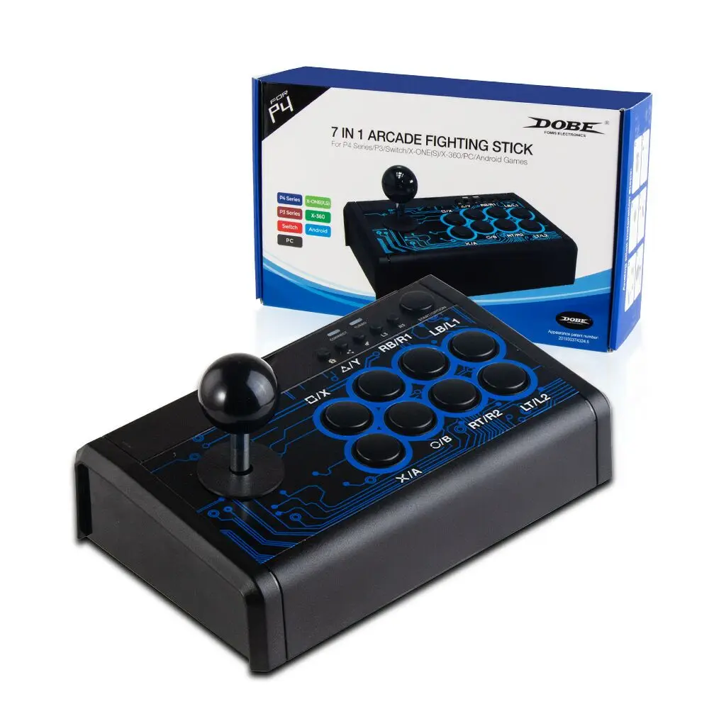 Проводной джойстик TP4-1886 7 в 1 2 4 м поддерживает переключатель для PS4 PS3/xboxone xbox360