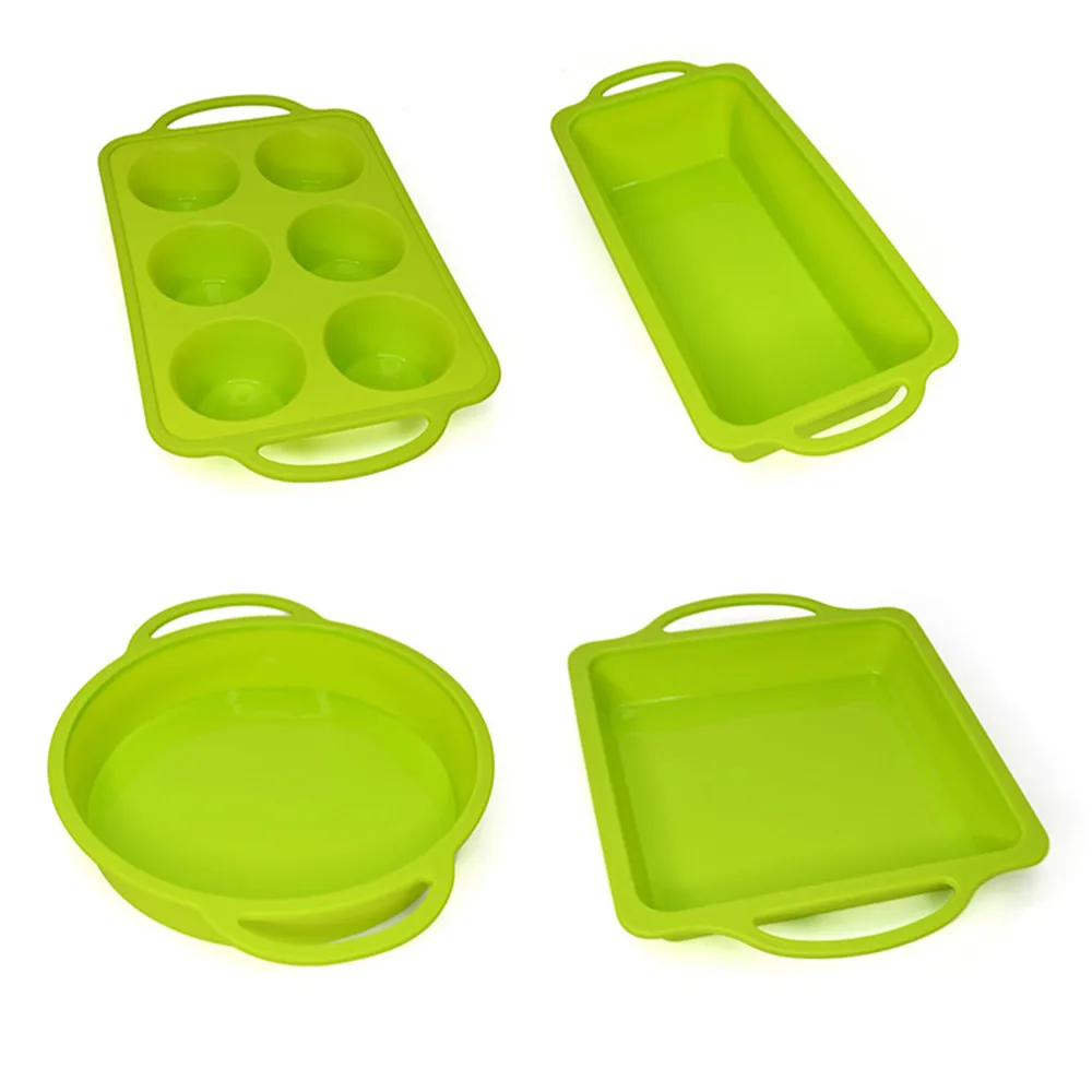 

1pcs 6 Cup Silicone Mold Muffin Cupcake Baking Pan Non Stick Dishwasher Microwave Safe Silicone Baking Mold DIY Decorating