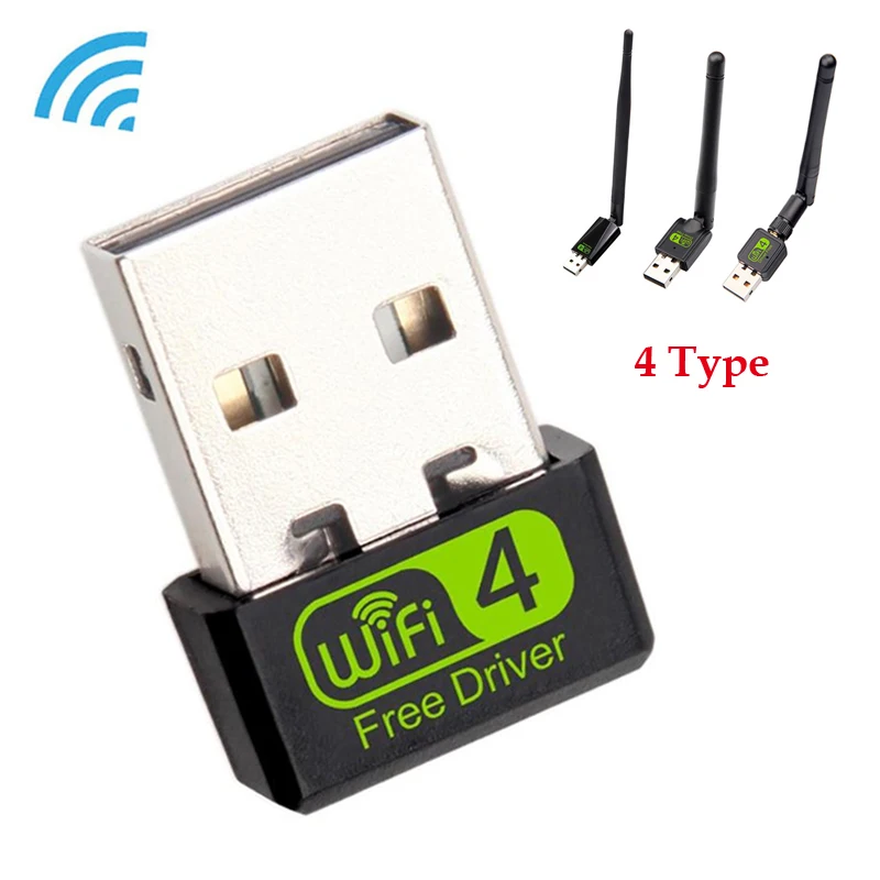 USB Wi fi адаптер Бесплатная драйвер 150 Мбит/с Fi ПК локальных сетей модем 2 4G сетевая