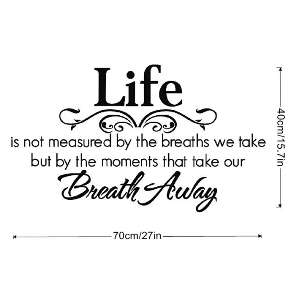 Новинка 1 шт. жизнь не измеряет дыхание изысканный цветок искусственная