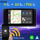 Автомобильный мультимедийный плеер, плеер на Android 10,0, PX6, 4 Гб + 64 ГБ, с GPS Навигатором, для Mercedes Benz ML GL klase W164 X164