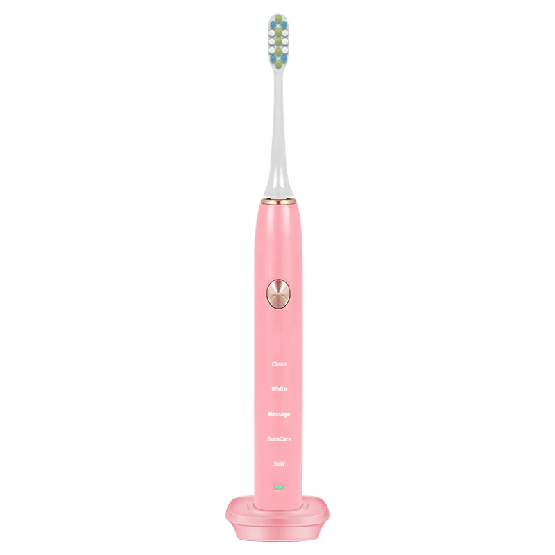 

New 3 Color Sonic Electric ToothBrush Ultrasonic Adult Magnetic Rechargeable Waterproof 5 Gear Adjustable Automatic Tooth Brush