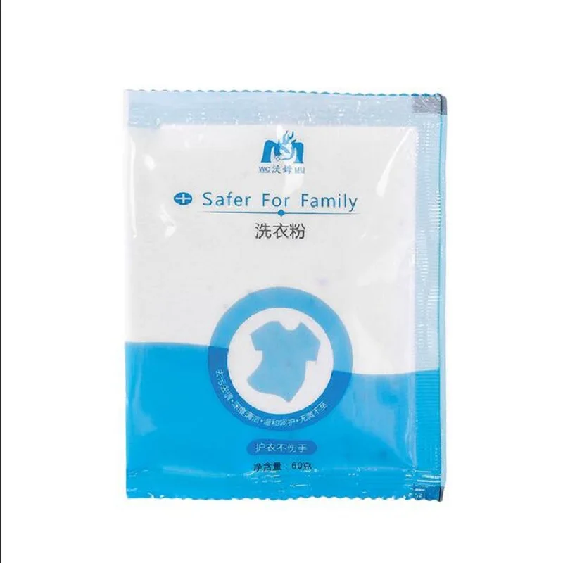 Путешествия одноразовые мешок упаковка прачечная порошок Портативный Упаковка