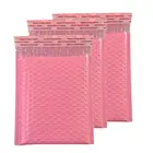 5 шт., пузырчатые конверты, розовые полиэтиленовые пакеты для почтовых отправлений
