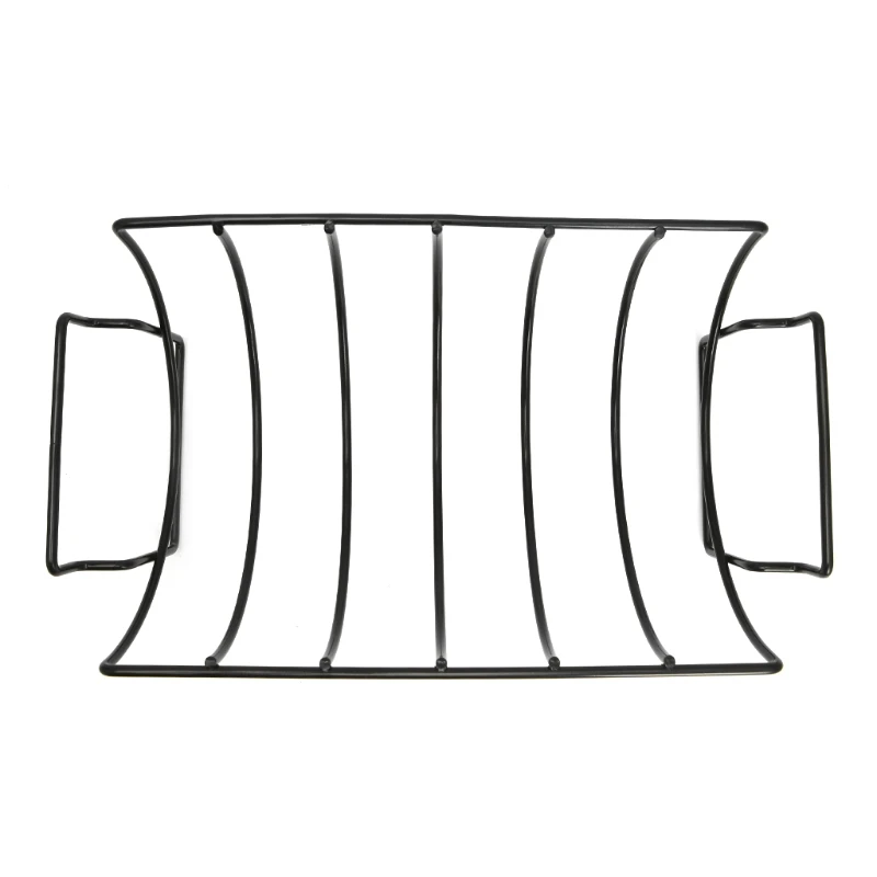 Антипригарный металлический держатель для гриля барбекю стейков подставка в