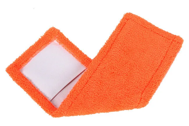 orange Домашний коврик для уборки кораллового бархата, сменная насадка для уборки, подходит для уборки пола, мягкая текстура, практичная - Цвет: orange