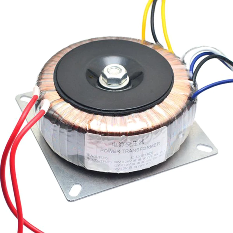 Двойной Ac 28V 12V Одиночный 200W трансформатор для Preamplifer Amplifer Tone Board используется