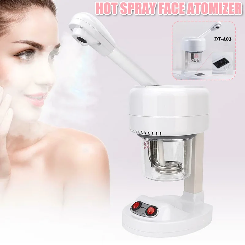 Горячий туман отпариватель для лица ионный теплый сауна спа увлажняющий спрей