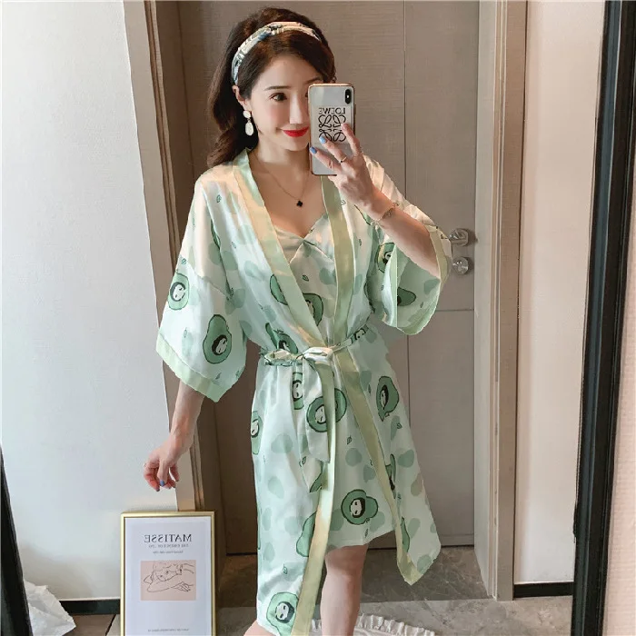 Пижама с подушечками для груди Женская пикантная ночная рубашка из