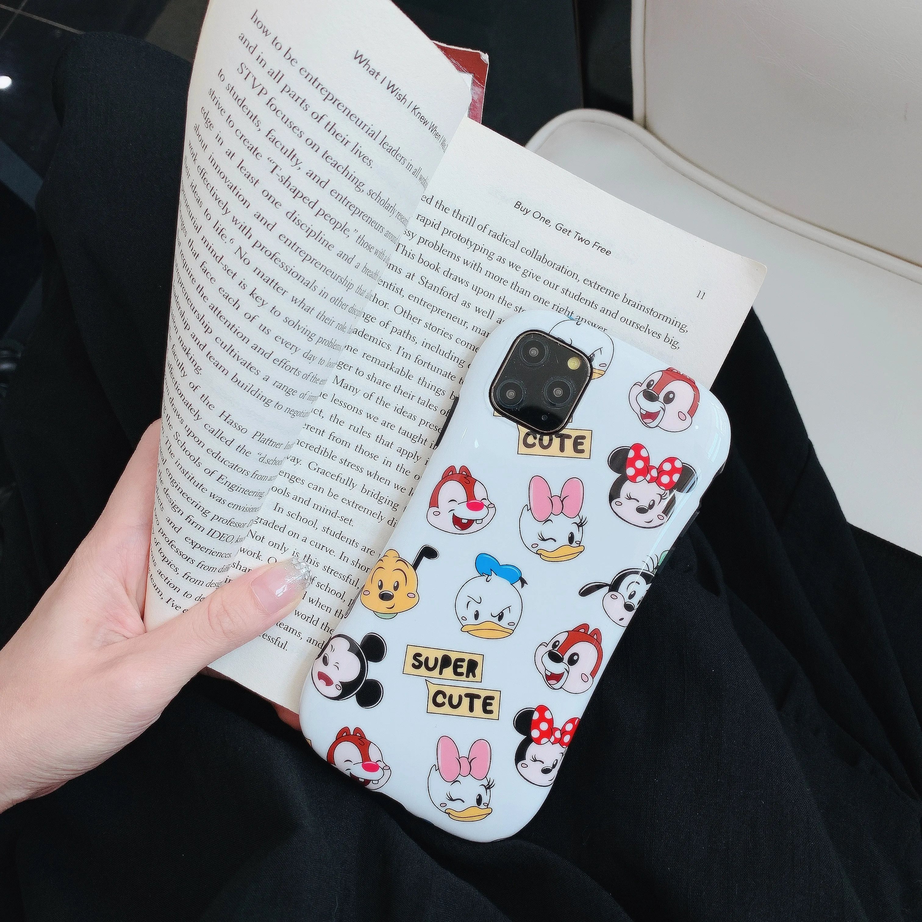 ORYKSZ милый мультфильм Минни глянцевый телефонные чехлы для iphone 11 Pro Max X XS XR 6 6s 7 8 Plus