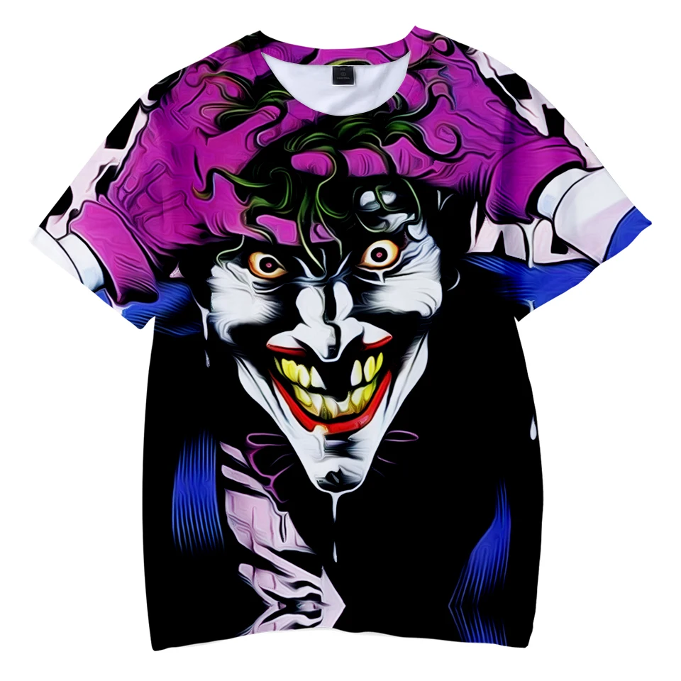 Haha Joker Movies/футболка для мальчиков летняя детская футболка футболки с объемными