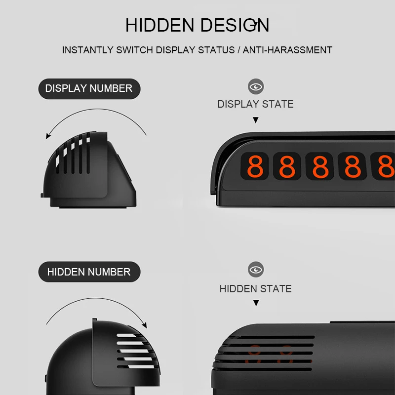 Скрытый номер телефона наклейка люминисцентный ночник Невидимый знак парковки в