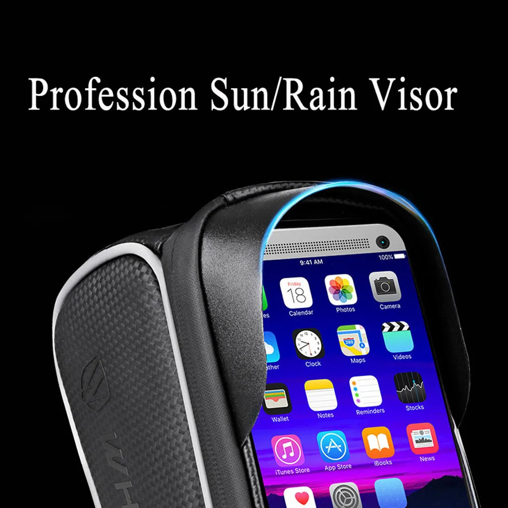 Сумка на переднюю раму велосипеда водонепроницаемая из ЭВА термополиуретана |