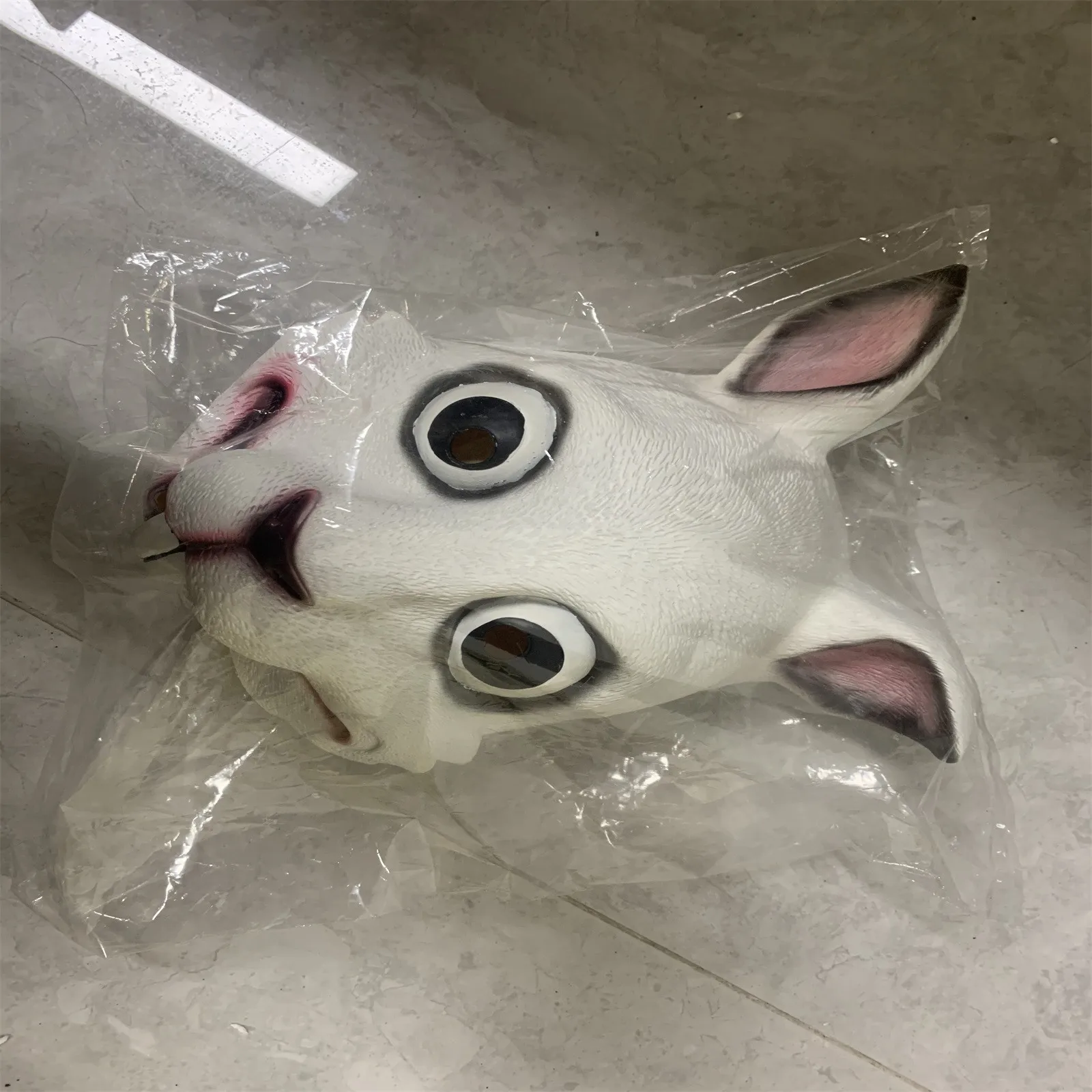 

Latex Costume Mask Rabbit Goat Sheep Mask Adult Animal Headgear For Themed Parties Funny Masquerade Dress Up Cosplay Props