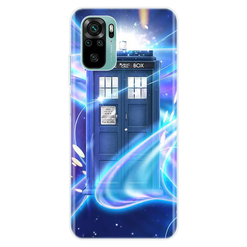 Мягкий силиконовый чехол Tardis Box Doctor Who Van Gogh для Xiaomi Redmi Note 10 9 Pro Max 10S 9S 8T 8 8A 9A 9C NFC 9T 7 |