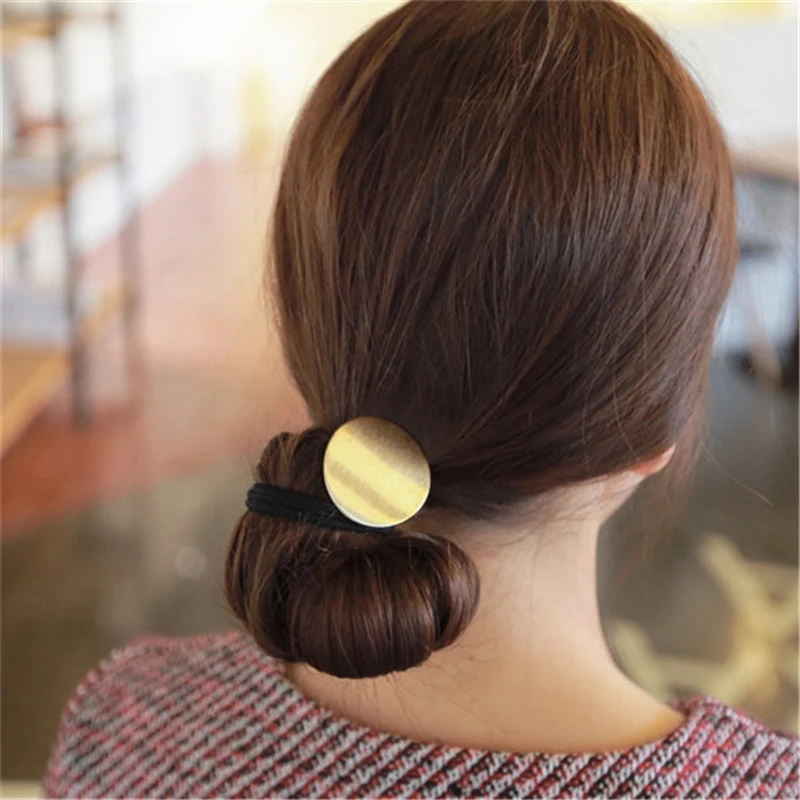 Корейские аксессуары для волос девочек женские ретро эластичные резинки с